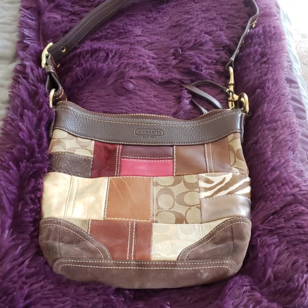 Beautiful coach bag with coin purse